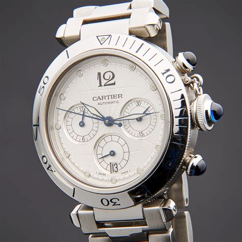 cartier watches chronograph|cartier pasha c chronograph.